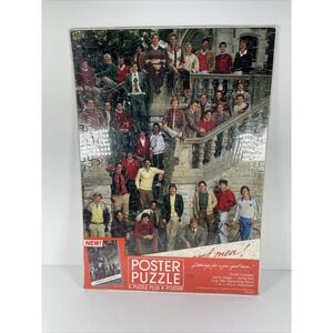 Hallmark 11x15.5 1986 'Looking For A Few Good Men' Puzzle and Poster Vintage
